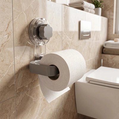 Porte papier toilette mural