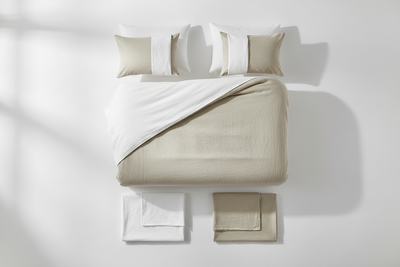 Linge de lit minimaliste