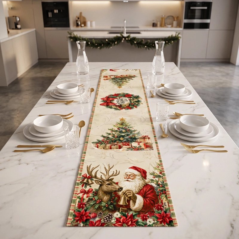 Chemin de table de noel
