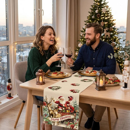 Chemin de table de noel