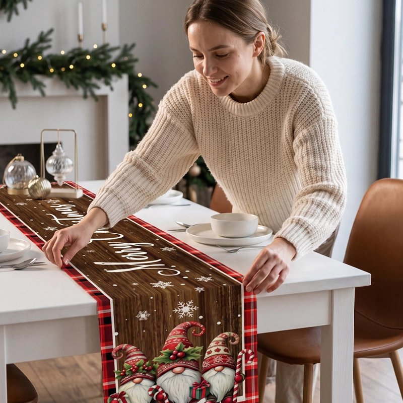 Chemin de table de noel