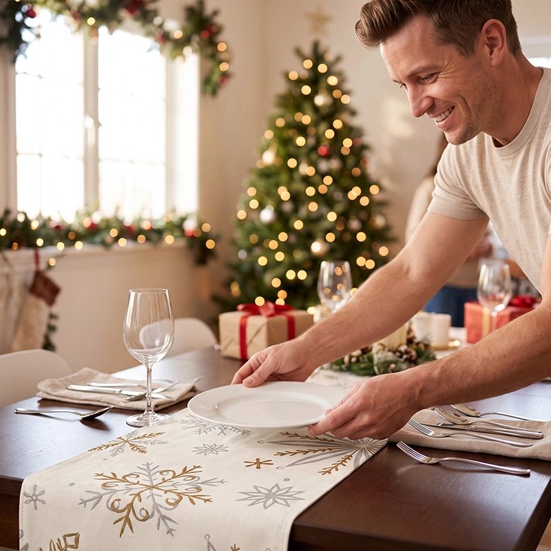 Chemin de table noel