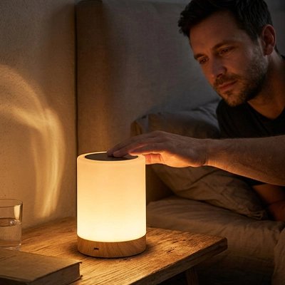 Lampe de chevet tactile