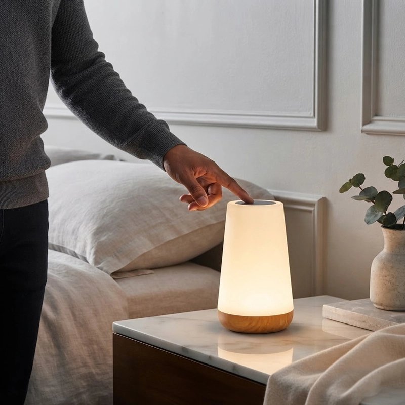 Lampe de chevet tactile