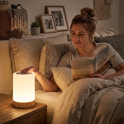 Lampe de chevet tactile