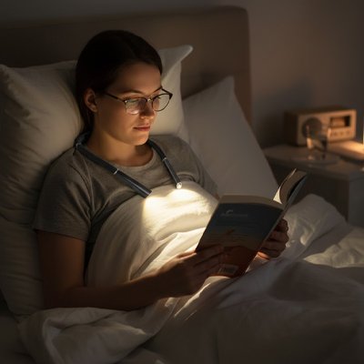 Lampe de lecture au lit 