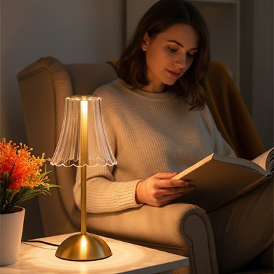 Lampe de table rechargeable