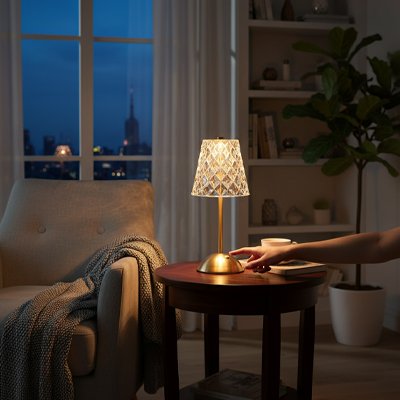 Lampe de table rechargeable
