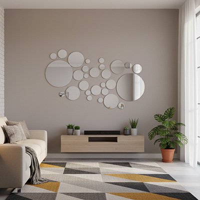 Miroir autocollant 