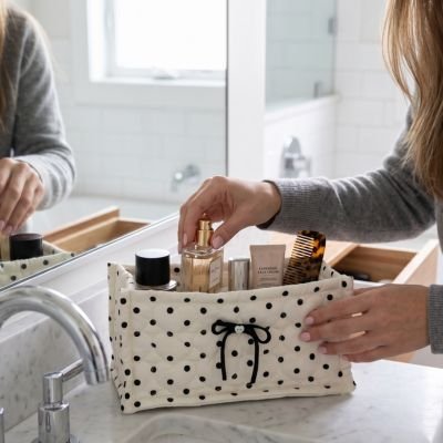 Panier de rangement salle de bain