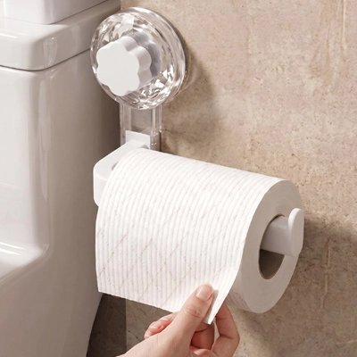 Porte papier toilette mural