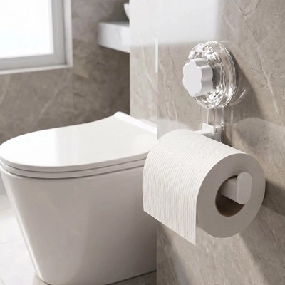 Porte papier toilette mural