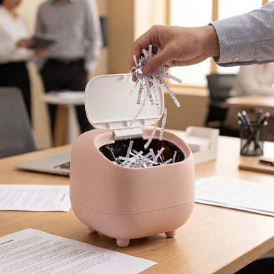 Poubelle de bureau
