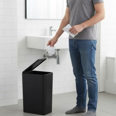 Poubelle salle de bain