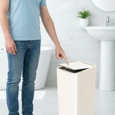 Poubelle salle de bain