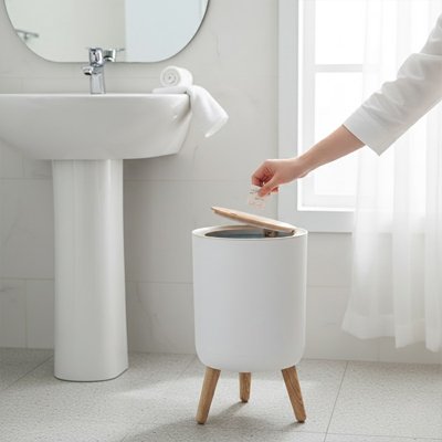 Poubelle salle de bain