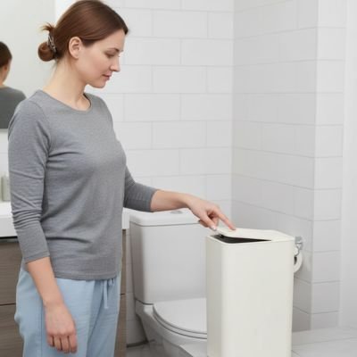 Poubelle salle de bain