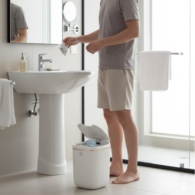 Poubelle salle de bain