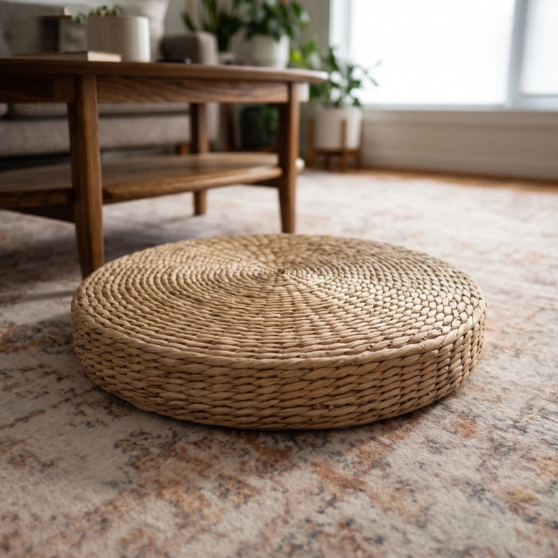 Pouf en rotin​