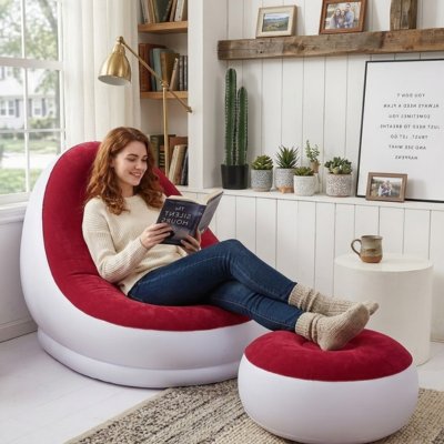 Pouf gonflable 