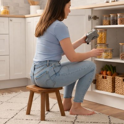 Tabouret bois​ 