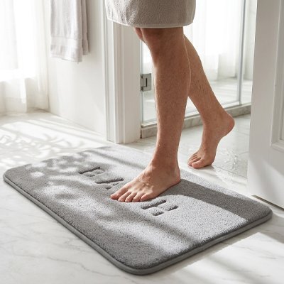 Tapis antidérapant salle de bain