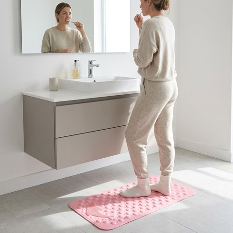Tapis antidérapant salle de bain