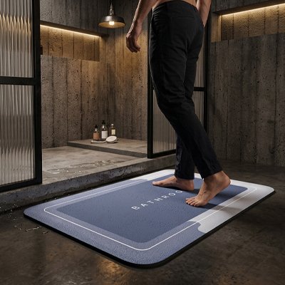 Tapis antidérapant salle de bain