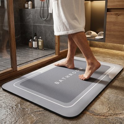 Tapis antidérapant salle de bain